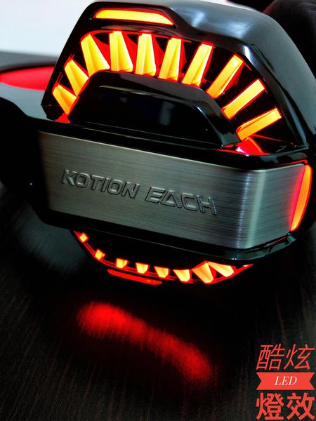 ［電競耳機］Kotion each G2000Pro LED冷光燈效電競重低音耳罩式線控耳機 - kotion, led, walkbox, 耳機, 重低音, 電競 - 科技生活 - teXch
