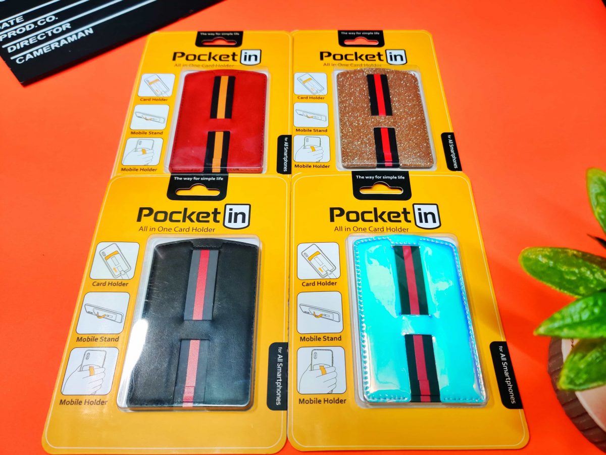 POCKETIN - 超便利的手機配件、多合一背貼卡套/指環/立架 - 科技生活 - teXch
