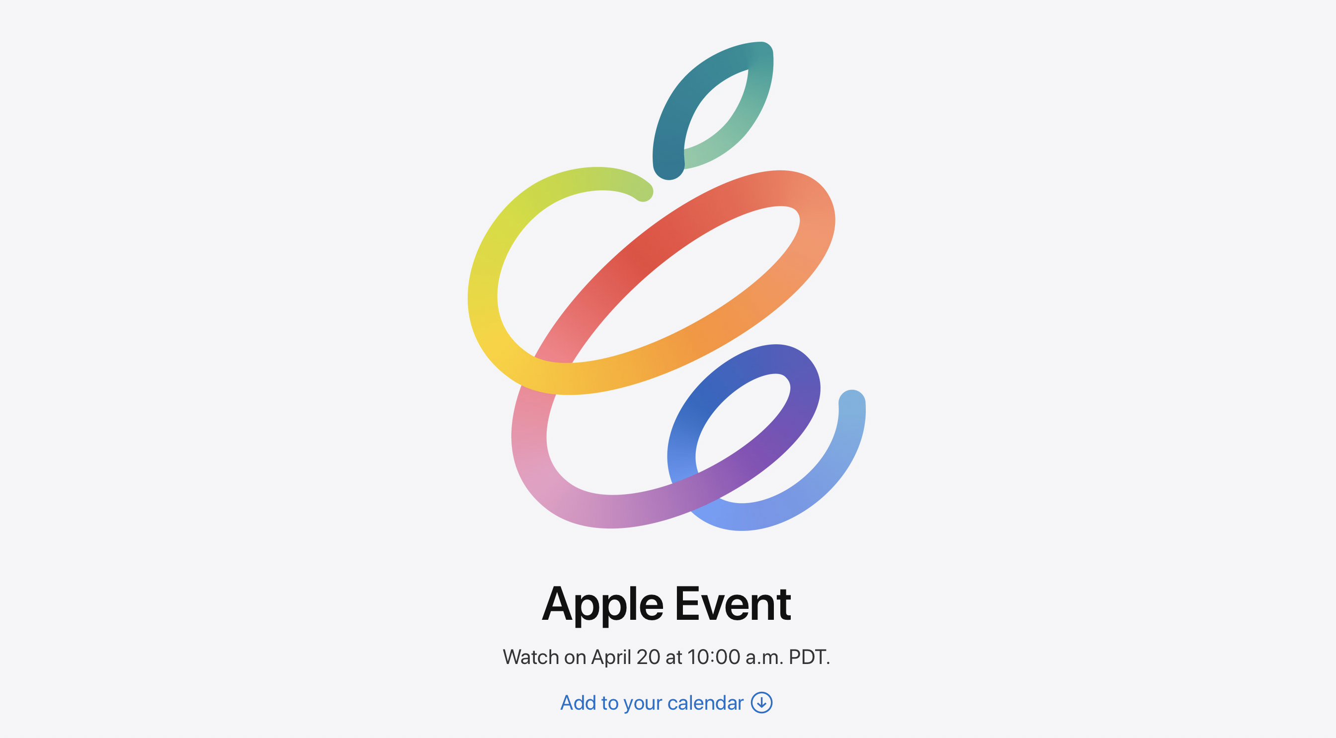 iPad Pro 2021 蘋果春季發表會 – 4月21日凌晨1點，Apple Events準時召開