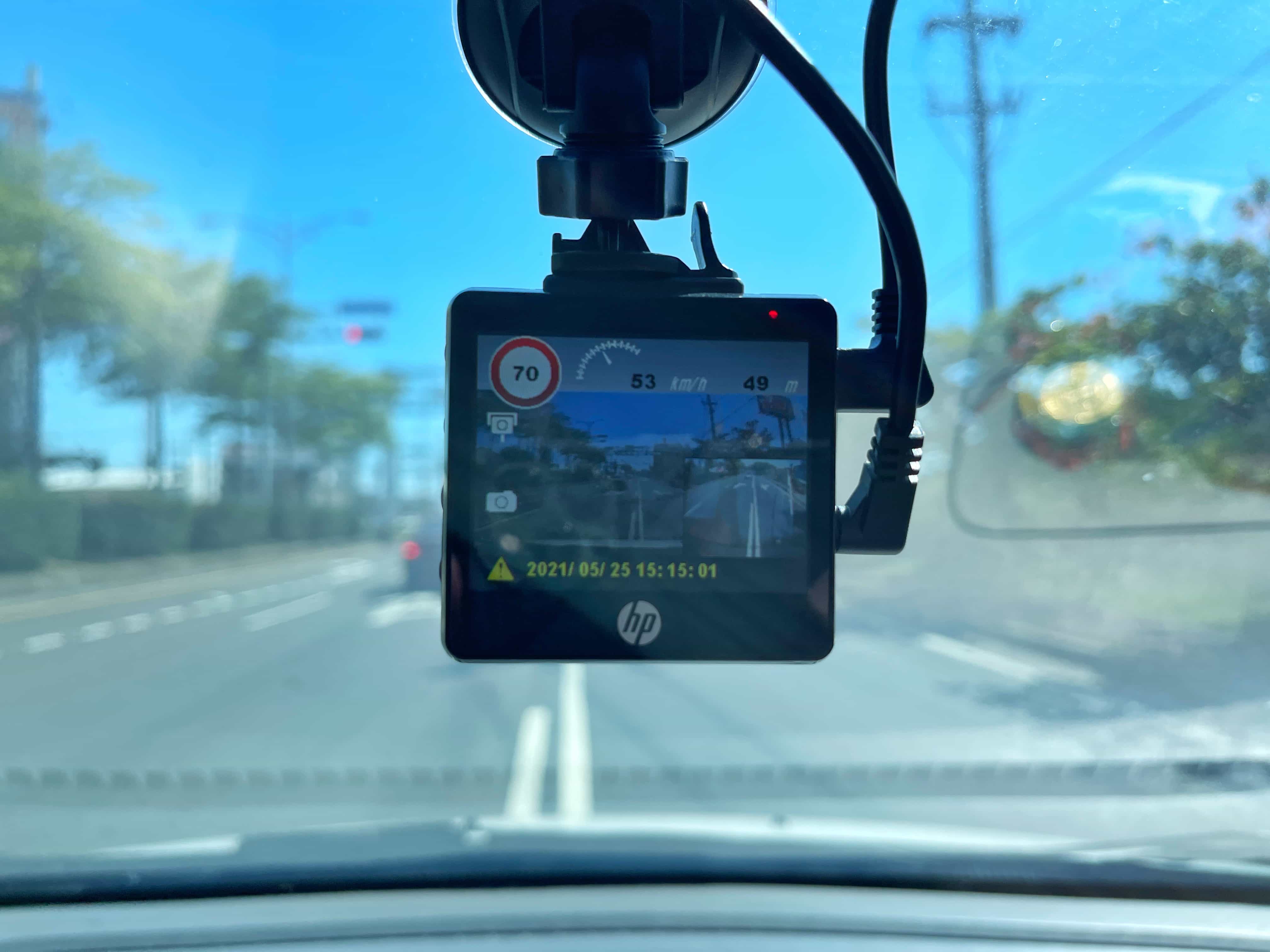 HP f560g 行車記錄器開箱實測 – 前後鏡頭同時監測，畫質清晰、貼心實用！