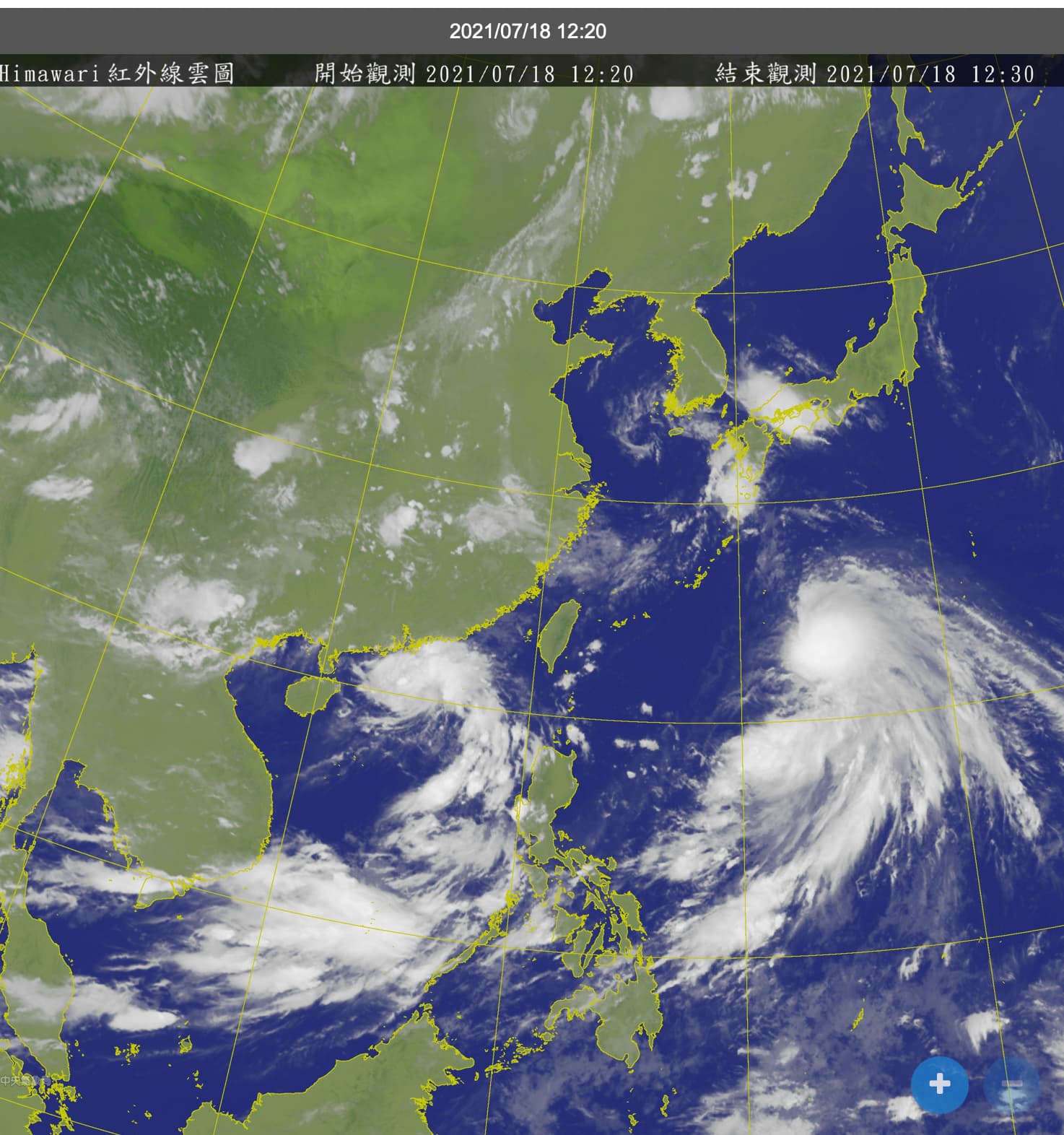 盧碧颱風天氣即時預報 – 精選幾款颱風動態、地震報導最準確的網站