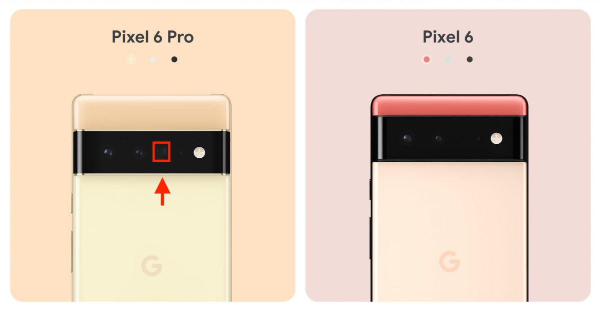 Pixel 6、Pixel 6 Pro潛望式長焦