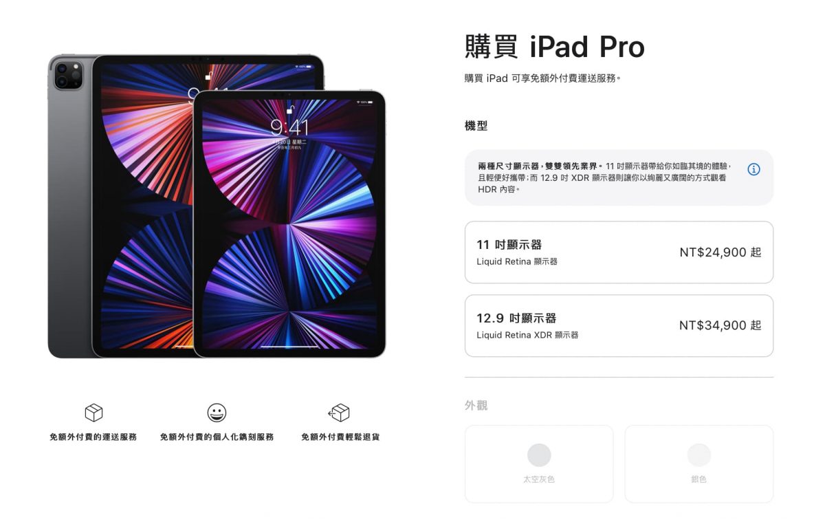 iPad Pro 2021價格